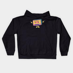 Music cassette man - Fleet Wo Kids Hoodie